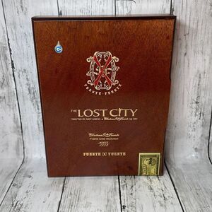 THE LOST CITY Cigar Box Empty‎ Wooden Limited Edition 2011 Double Robusto Fuente